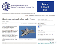 Tablet Screenshot of peaceandhealthblog.com